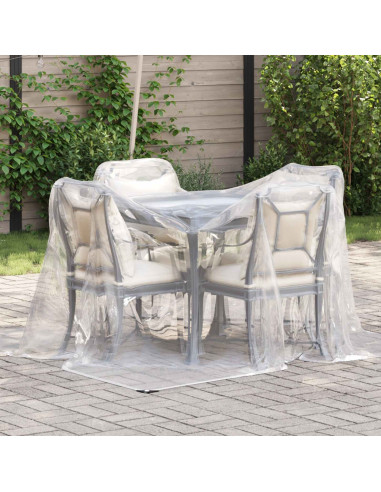 Telo con Occhielli Trasparente 2 x 2 m Polietilene