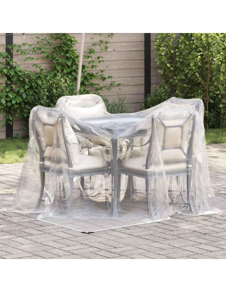 Telo con Occhielli Trasparente 2 x 2 m Polietilene