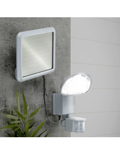 HI Luce da Giardino Solare a LED con Sensore di Movimento in Plastica