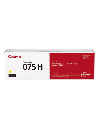 Canon 075 H cartuccia toner 1 pz Originale Giallo