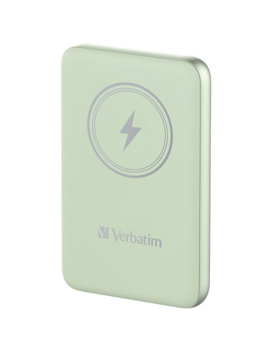 Verbatim Charge 'n' Go Polimeri di litio (LiPo) 10000 mAh Carica wireless Verde