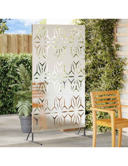 Schermo per Privacy Grigio 100 x 50 x 180 cm Acciaio