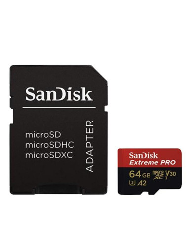 EXTREME PRO MICROSDXC 64GB+SD ADAP