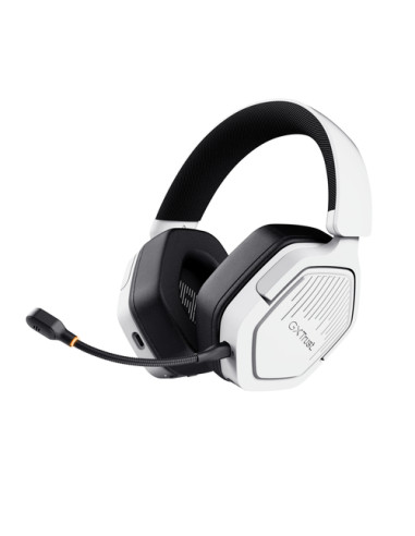 Trust GXT 493W Carus Auricolare Con cavo e senza cavo A Padiglione, Casco Gaming USB Type-C / USB Type-A Bluetooth Bianco