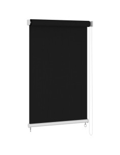 Tenda a Rullo per Esterni 140x230 cm Nera