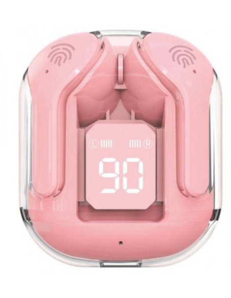 AURICOLARI BLUETOOTH 5.3 USBC DISP IPX4 ROSA BATT.300MAH APPLE ANDROID