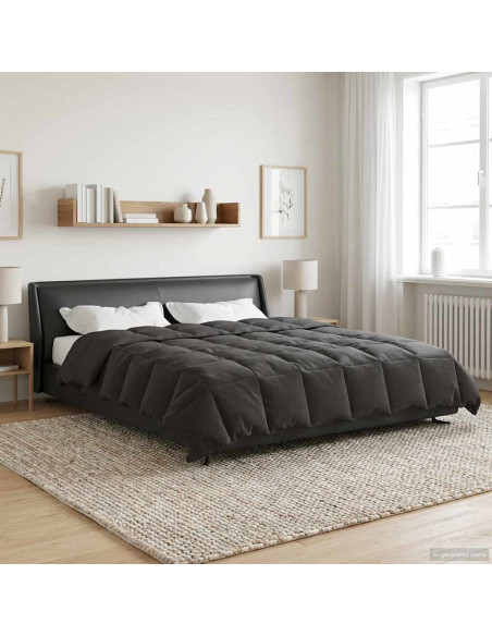 Duvet Estivo Trapuntato Antracite 220 x 240 cm Microfibra