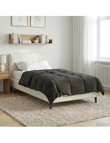 Duvet Estivo Trapuntato Antracite 155 x 220 cm Microfibra