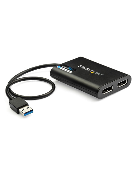 StarTech.com Adattatore USB a due DisplayPort - 4K 60 Hz - USB 3.0 (5 Gbps)