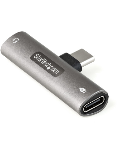 StarTech.com Adattatore USB C Jack audio - Caricatore USB-C e Adattatore cuffie /spinotto audio 3.5mm. Caricabatterie USB Type-C
