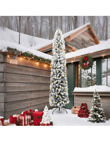 Albero di Natale artificiale con 300 LED Verde 240 cm