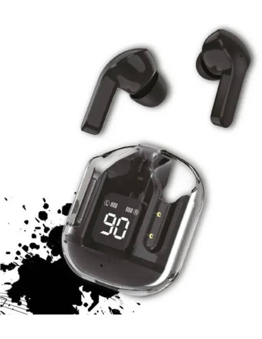 AURICOLARI BLUETOOTH 5.3 USBC DISP IPX4 NERO BATT.300MAH APPLE ANDROID