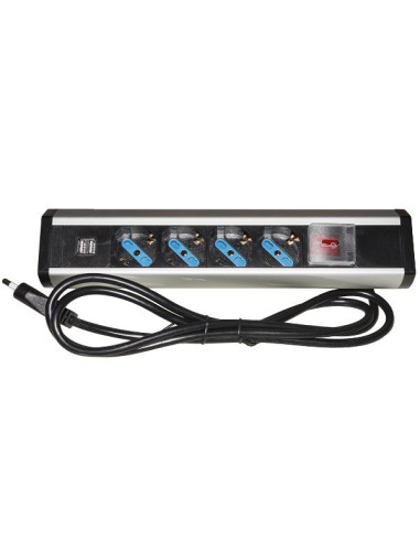 MULTIPRESA DA TAVOLO 4 PRESE UNIVER