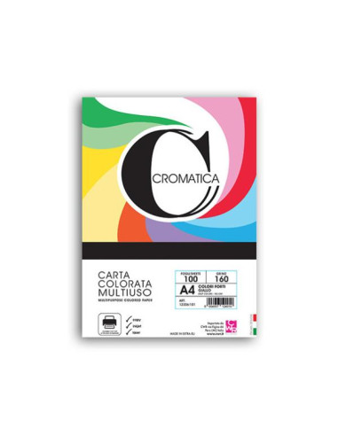 CF1X100 CARTONC FORTI ASS. A4 160GR