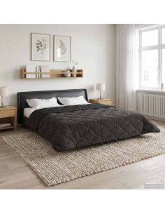 Piumone Completo Annuale Trapuntato Antracite 240 x 260 cm