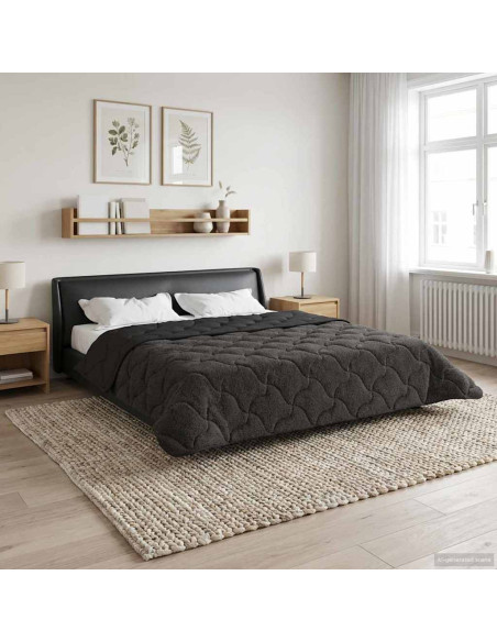 Piumone Completo Annuale Trapuntato Antracite 240 x 260 cm