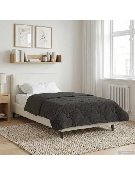 Duvet Invernale Trapuntato Antracite 135 x 200 cm