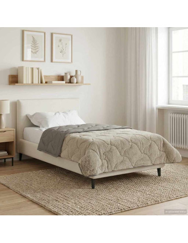 Piumone Completo Annuale Trapuntato Grigio chiaro 135 x 200 cm