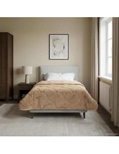 Duvet Estivo Talpa 155 x 220 cm Microfibra e Fleece Teddy