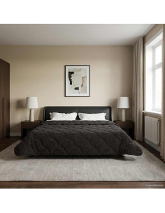 Piumone Completo Annuale Trapuntato Antracite 200 x 200 cm