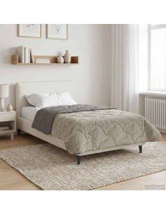 Piumone Completo Annuale Trapuntato Grigio chiaro 140 x 220 cm