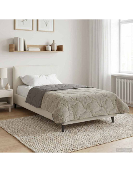 Piumone Completo Annuale Trapuntato Grigio chiaro 140 x 220 cm