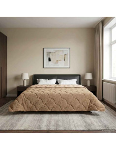 Duvet Invernale Talpa 200 x 240 cm Microfibra e Fleece Teddy