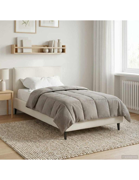 Duvet Estivo Rosa 135 x 200 cm Microfibra e Fleece Teddy