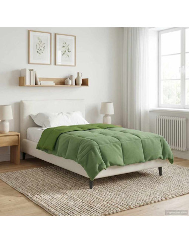 Piumone Completo Annuale Verde 155 x 220 cm Microfibra