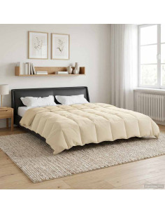 Piumone Completo Annuale Crema 200 x 200 cm Microfibra