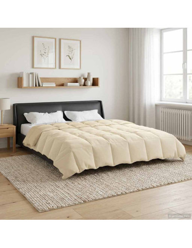 Piumone Completo Annuale Crema 200 x 200 cm Microfibra