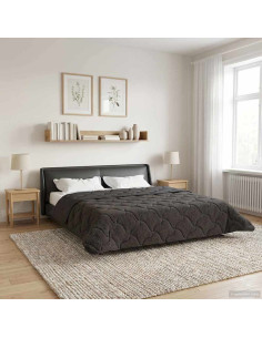 Duvet Invernale Trapuntato Antracite 200 x 240 cm