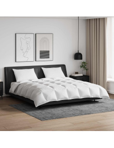 Set di Piumoni con cuscino 3 pcs Bianco Piuma d'anatra