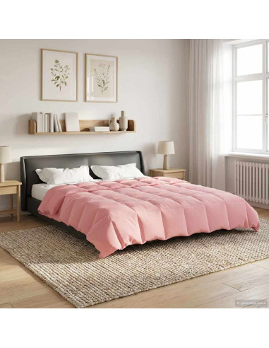 Duvet Estivo Trapuntato Rosa 200 x 240 cm Microfibra