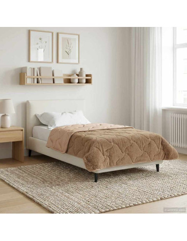 Duvet Invernale Talpa 140 x 220 cm Microfibra e Fleece Teddy