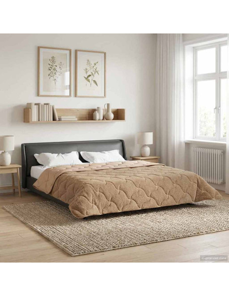 Duvet Estivo Talpa 240 x 260 cm Microfibra e Fleece Teddy