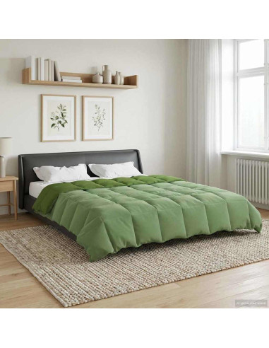 Piumone Completo Annuale Verde 220 x 240 cm Microfibra