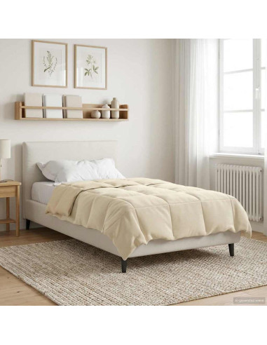 Piumone Completo Annuale Crema 135 x 220 cm Microfibra