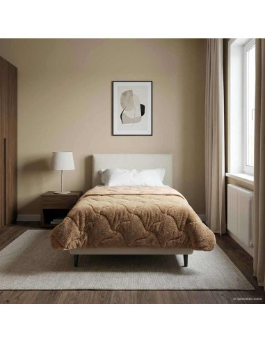 Duvet Estivo Talpa 155 x 200 cm Microfibra e Fleece Teddy