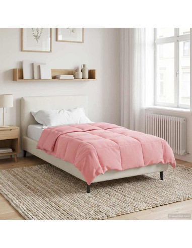 Duvet Estivo Trapuntato Rosa 140 x 220 cm Microfibra