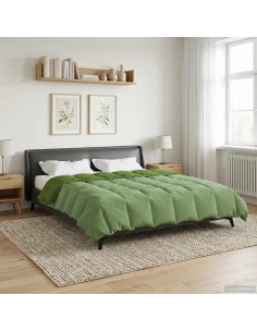 Duvet Estivo Trapuntato Verde 200 x 240 cm Microfibra