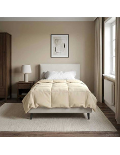 Piumone Completo Annuale Crema 140 x 220 cm Microfibra