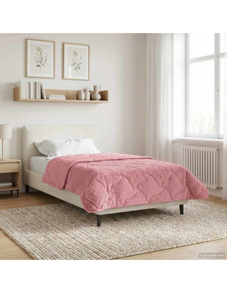 Piumone Completo Annuale Trapuntato Rosa 155 x 200 cm