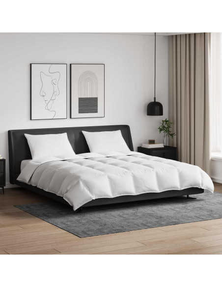 Set di Piumoni con cuscino 3 pcs Bianco Piuma d'anatra