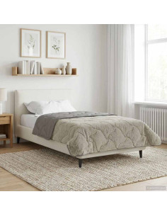 Piumone Completo Annuale Trapuntato Grigio chiaro 155 x 220 cm