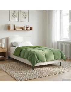 Duvet Estivo Trapuntato Verde 135 x 220 cm Microfibra