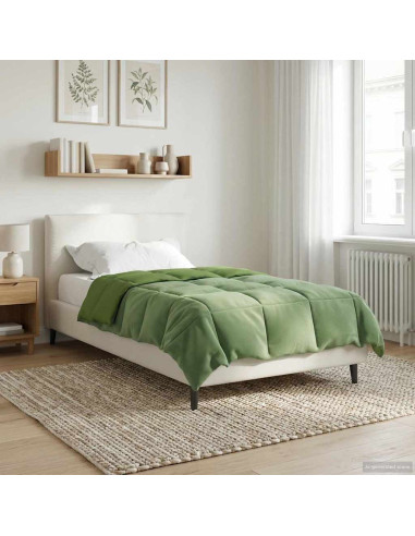 Duvet Estivo Trapuntato Verde 135 x 220 cm Microfibra