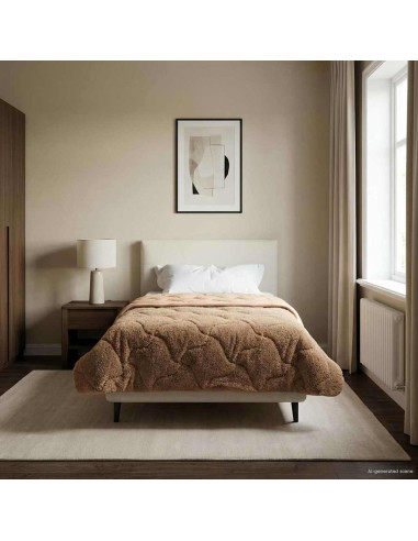 Duvet Invernale Talpa 135 x 200 cm Microfibra e Fleece Teddy