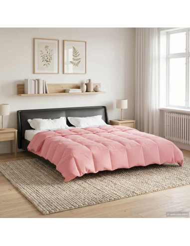 Duvet Estivo Trapuntato Rosa 200 x 220 cm Microfibra