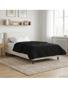 Piumone Completo Annuale Trapuntato Nero 140 x 220 cm